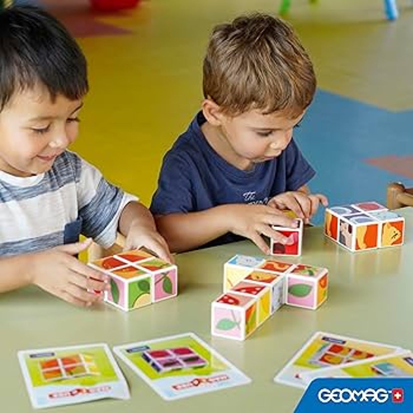 Geomag Magicube Small Animals Building Set, STEM Educational Toy by Geomag