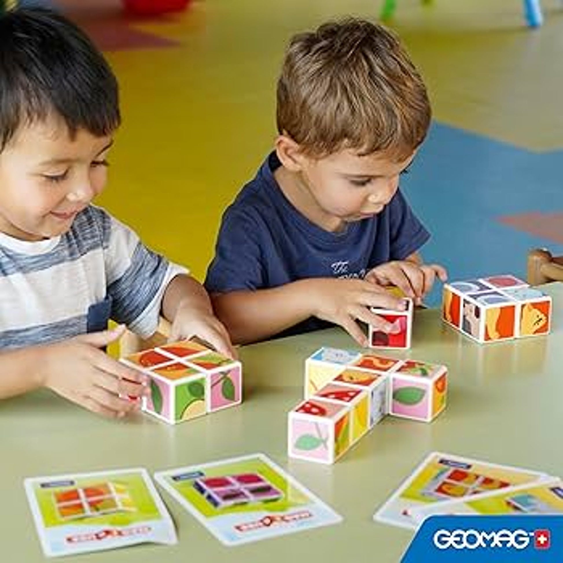 Geomag Magicube Small Animals Building Set, STEM Educational Toy by Geomag