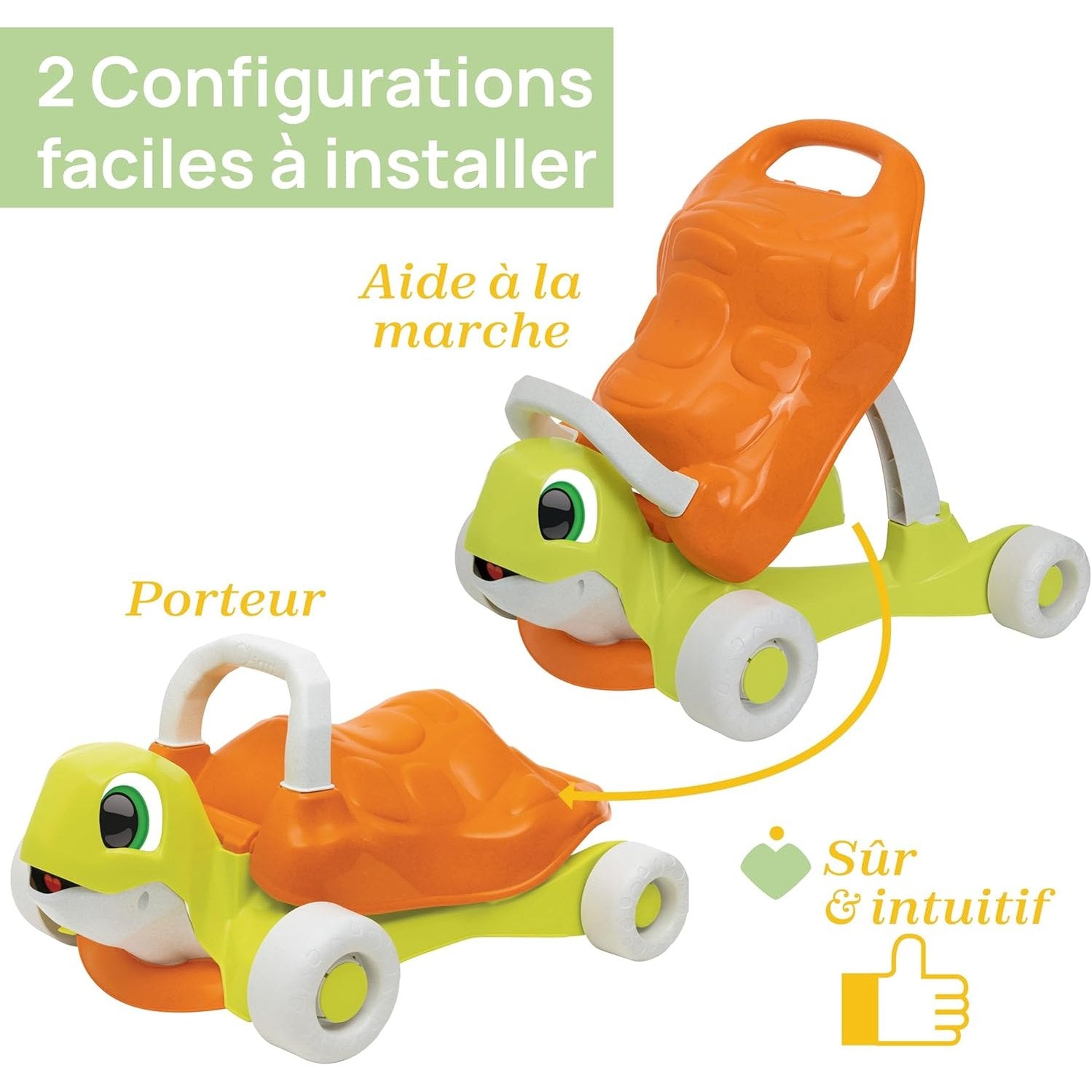 chicco ECO+ Toy Turtle Walk & Ride by Chicco