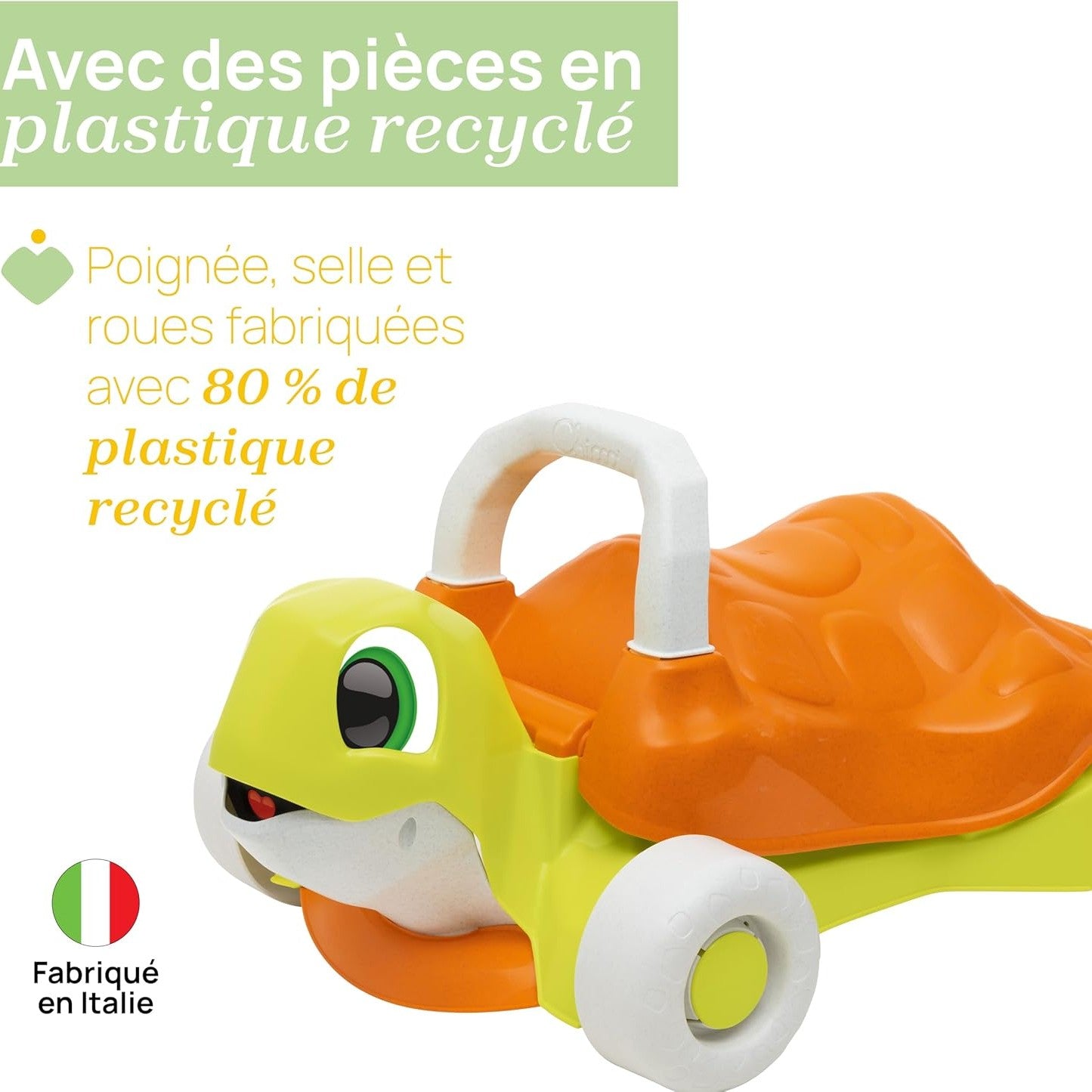chicco ECO+ Toy Turtle Walk & Ride by Chicco