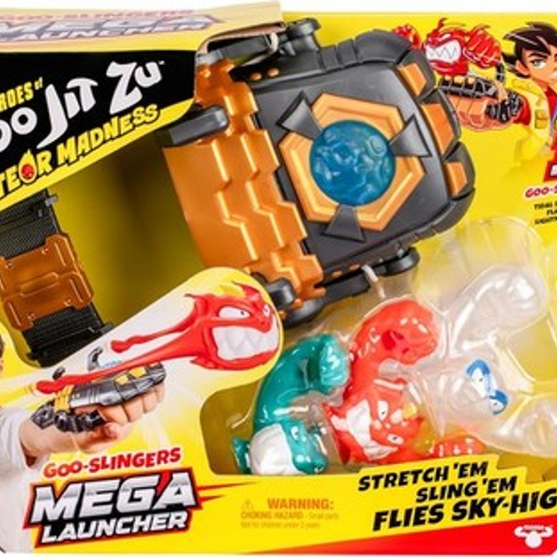 Heroes Of Goo Jit Zu Meteor Madness Mega Launcher, 3 Goo-Slingers by Heroes Of Goo Jit Zu