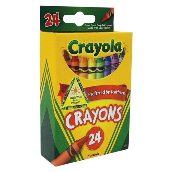 Crayola Standard Crayons, Box of 24 Assorted Colors by Crayola