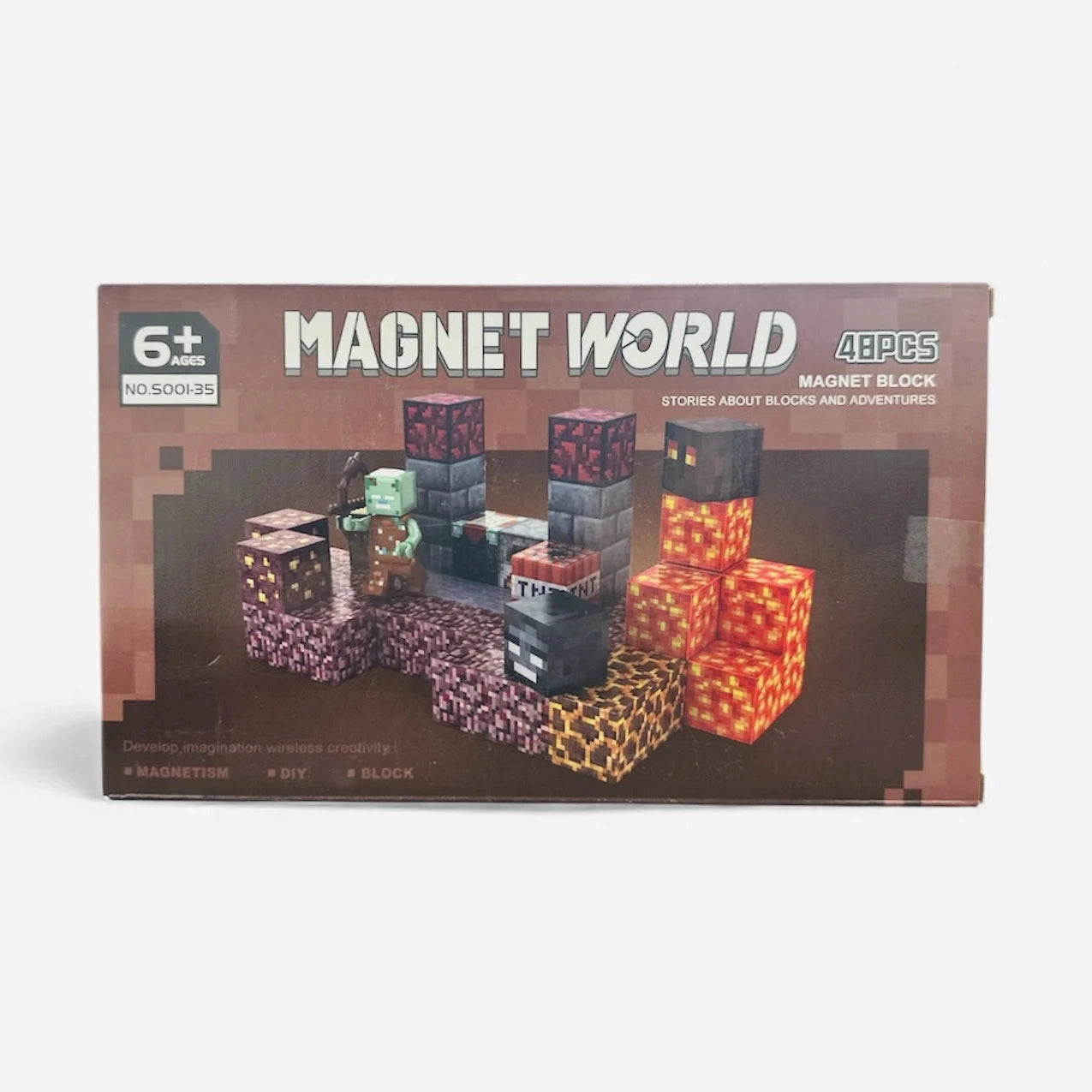 Minecraft Magnet World Block Set by OFFBRAND
