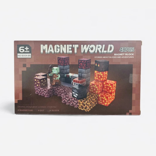 Minecraft Magnet World Block Set by OFFBRAND