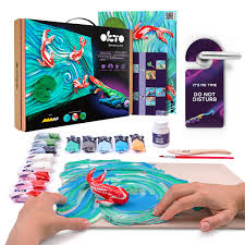 Creative SET "Koi Carps" ТМ ОКТО 30*40 сm 10002