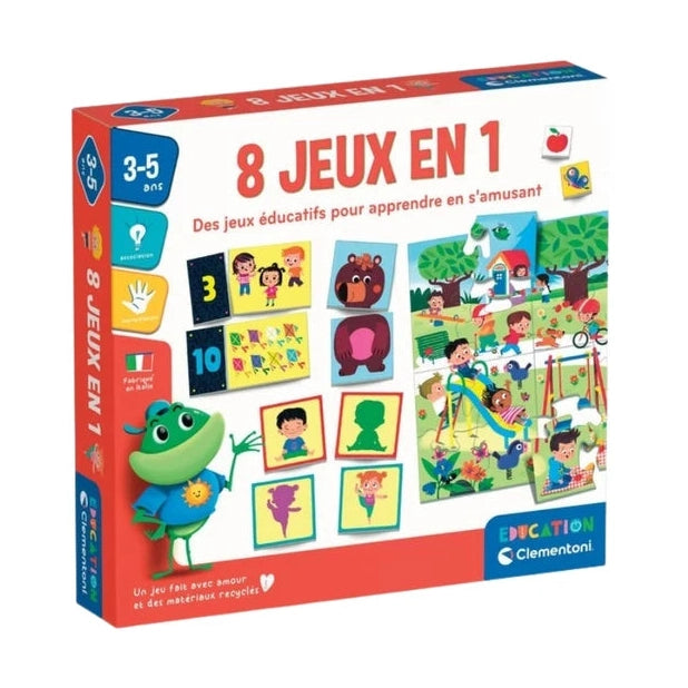 Clementoni Education: 8 Games in 1 (FR)