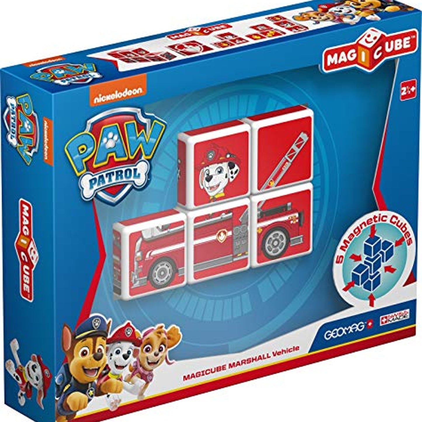 Geomag MAGICUBE Paw Patrol Construction Toy, 3 Cubes by Geomag