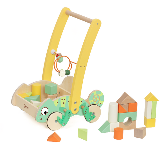 Chameleon Baby Walker with Blocks
