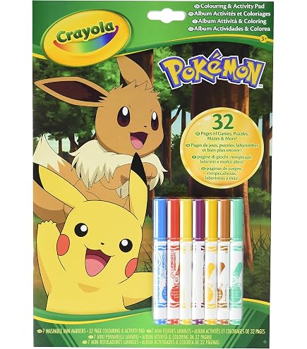 Crayola Pokémon Activity & Coloring Album by Crayola