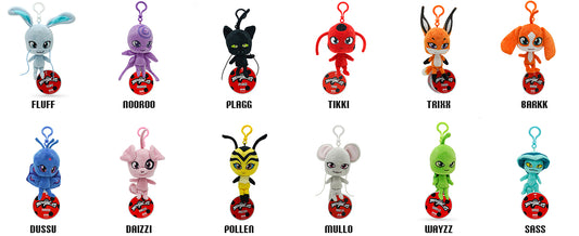Miraculous Ladybug - Collectable Plush Toy with clip on