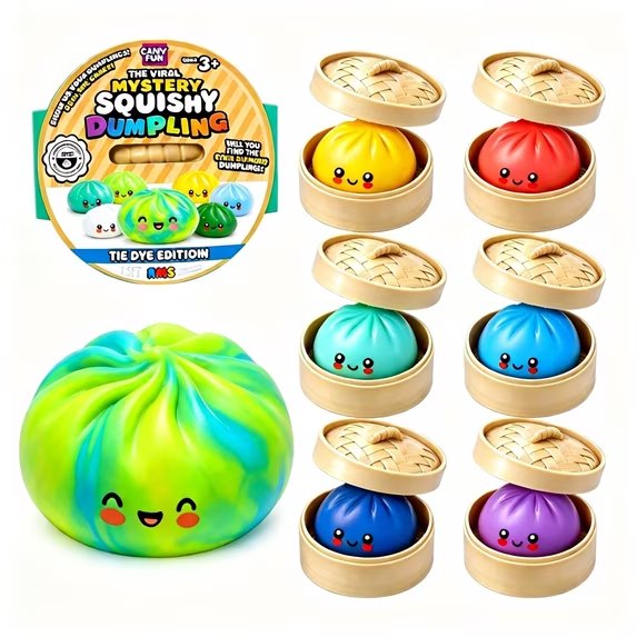 RMS Crazy Fun Mystery Squishy Dumpling Tie Die Edition