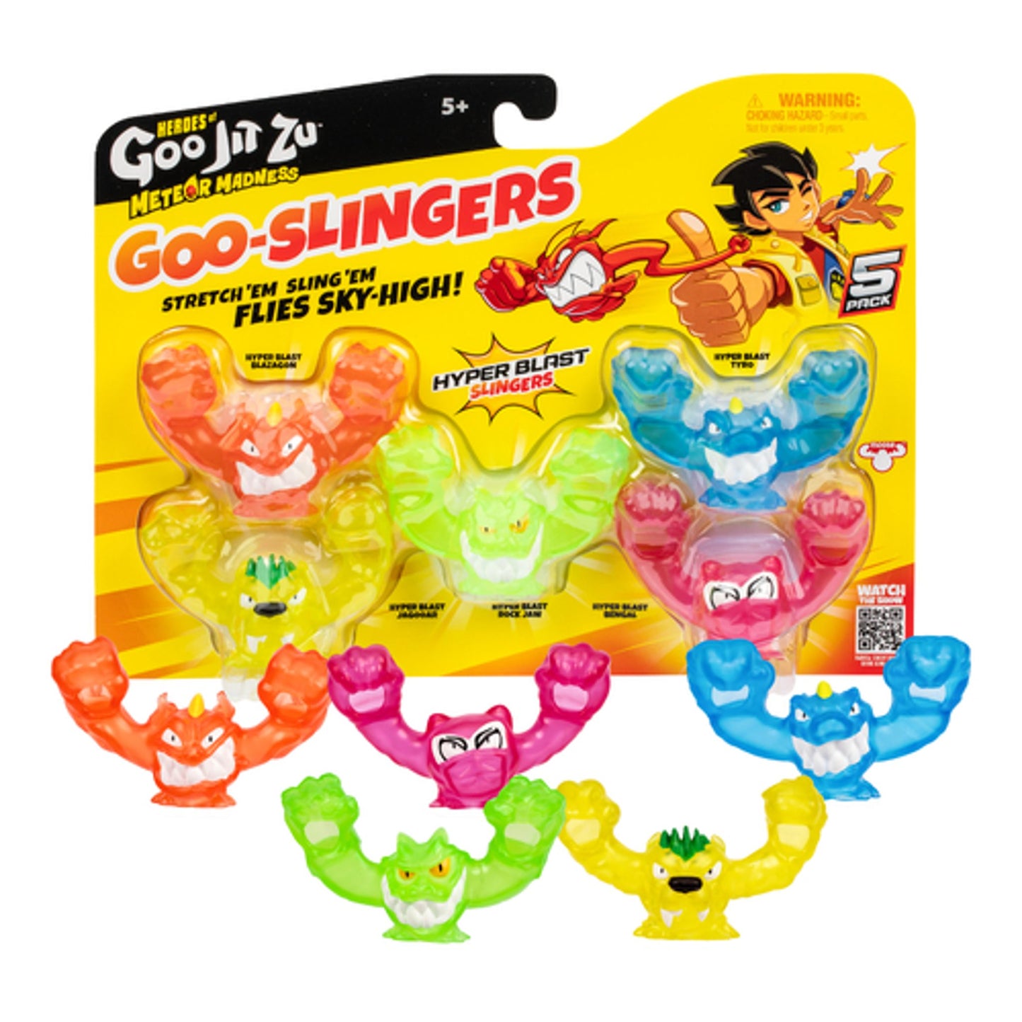 Heroes Of Goo Jit Zu Meteor Madness Hyper Blast Slingers 5-Pack by Heroes Of Goo Jit Zu