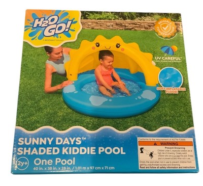 Bestway Sunny Days Shaded Kiddie Pool 1.01m x 97cm x 71cm by Bestway