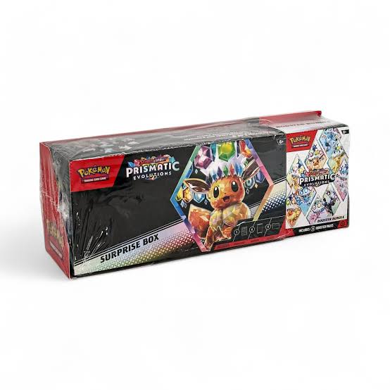 Pokémon TCG Prismatic Evolutions Surprise & Booster Bundle by The Pokémon Company