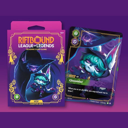 Riftbound League of Legends TCG - Unleashed Champion Vex Deck by Riot Games