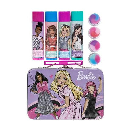 Townley Barbie Swirl Lip Balm with Shaped Tin by Townley Girl