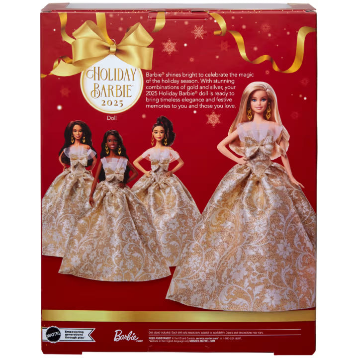 Barbie Signature 2025 Holiday Barbie