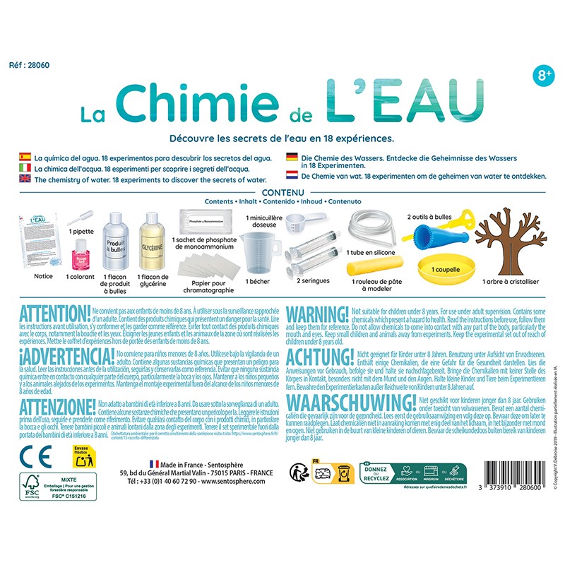 LA CHIMIE DE L'EAU