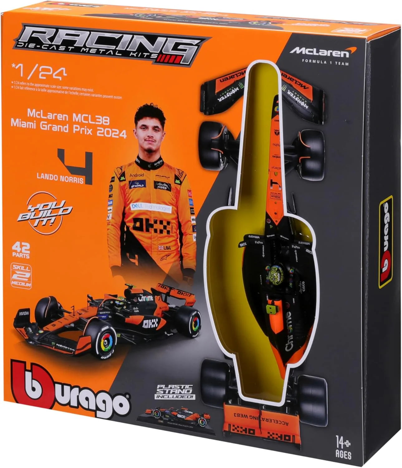BURAGO MODEL KIT MCLAREN MCL38 Norris F1