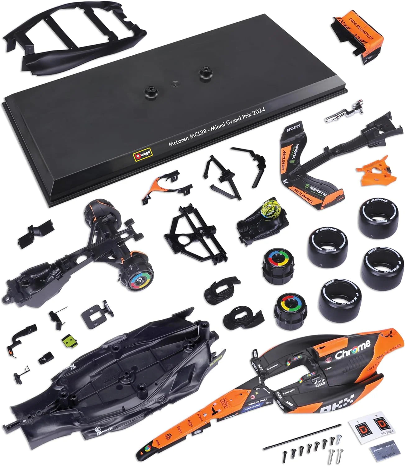 BURAGO MODEL KIT MCLAREN MCL38 Norris F1