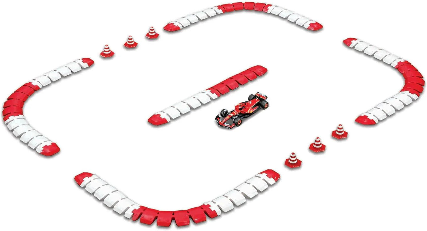 BURAGO RC FORMULA Racing Ferrari SF-24 diecast 1:41 with TRACK