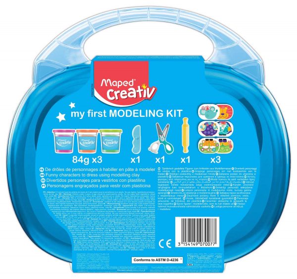 Maped Creativ My First Modeling Dough 9 Piece Kit