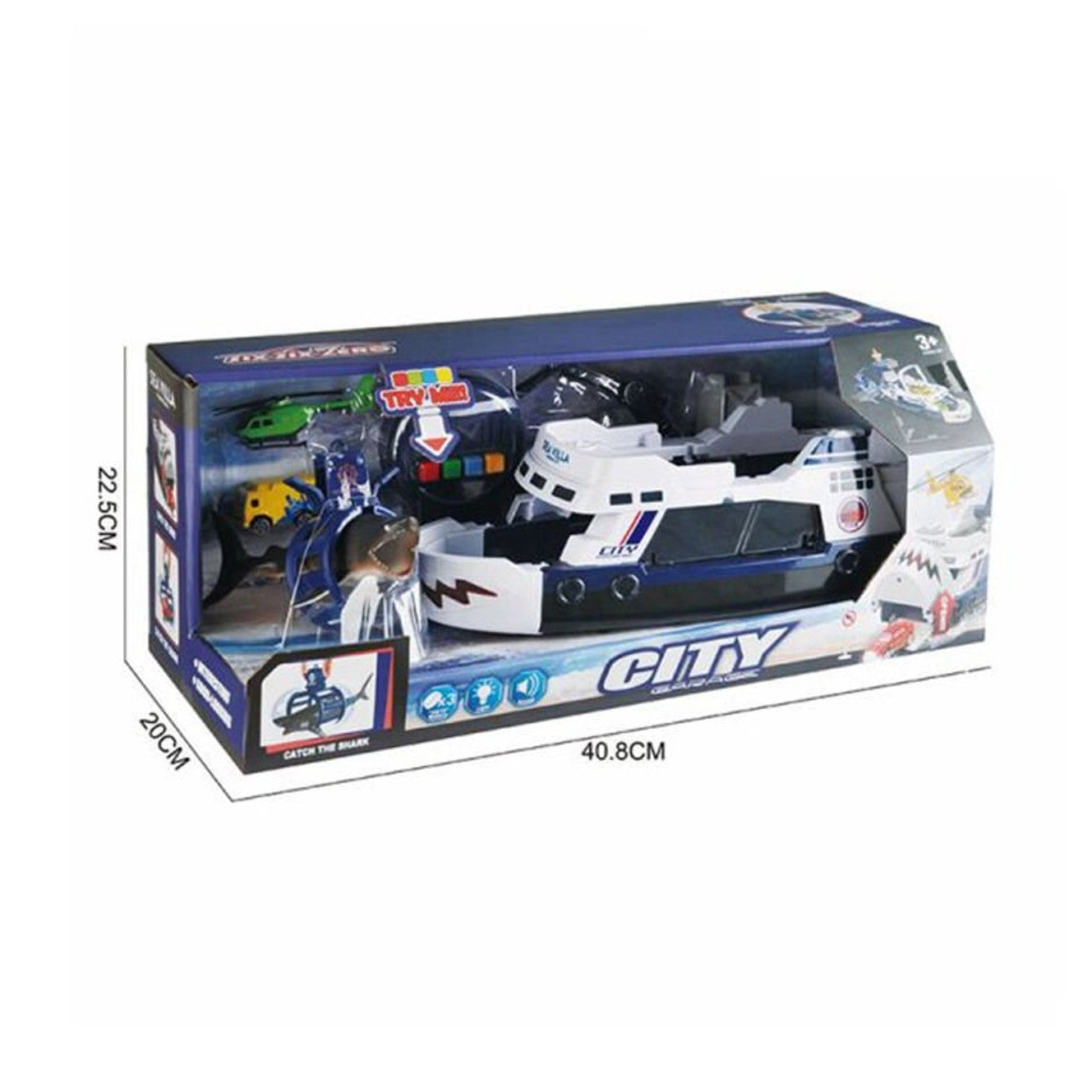 Six-Six-Zero City Garage Shark Adventure Set by Six-Six-Zero