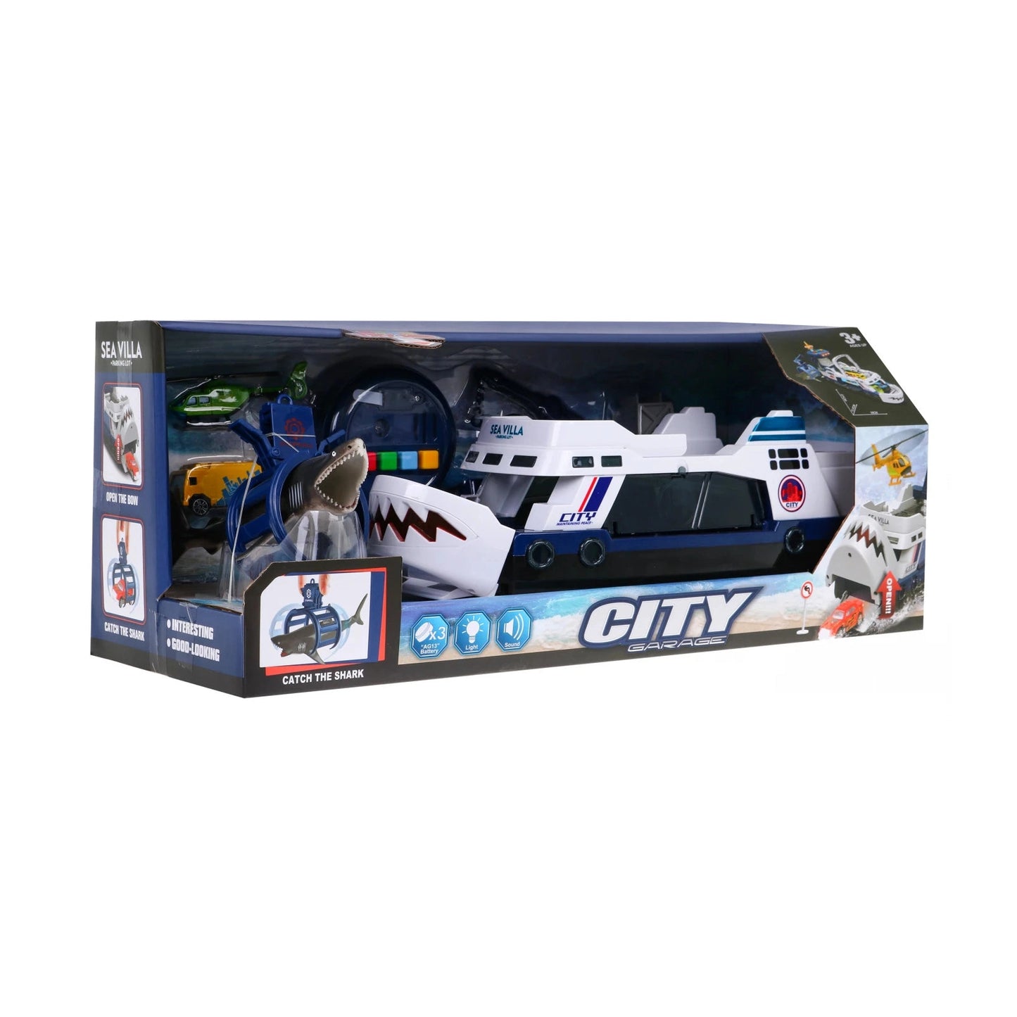 Six-Six-Zero City Garage Shark Adventure Set by Six-Six-Zero
