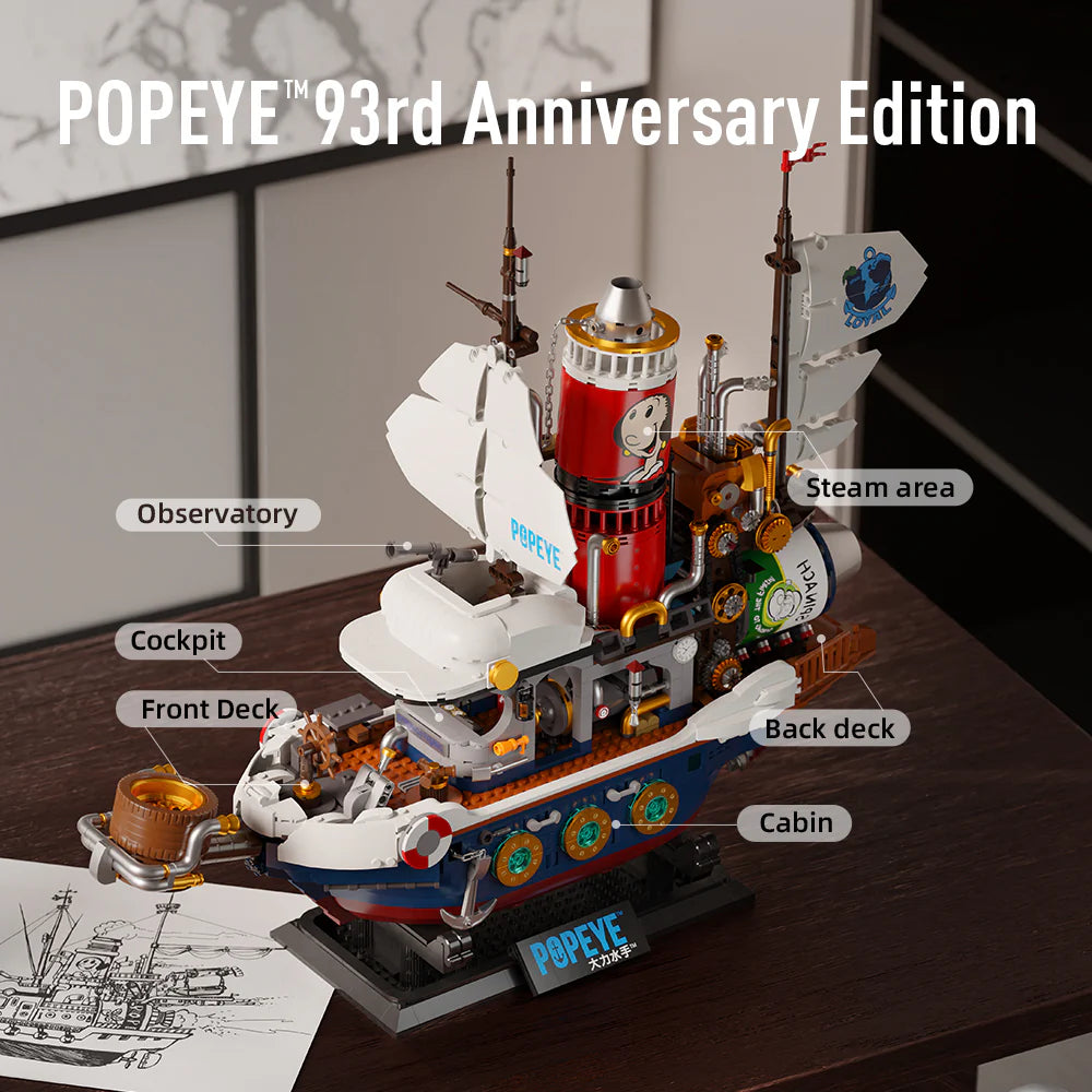 POPEYE TREASURE HUNT STEAMSHIP (86402)