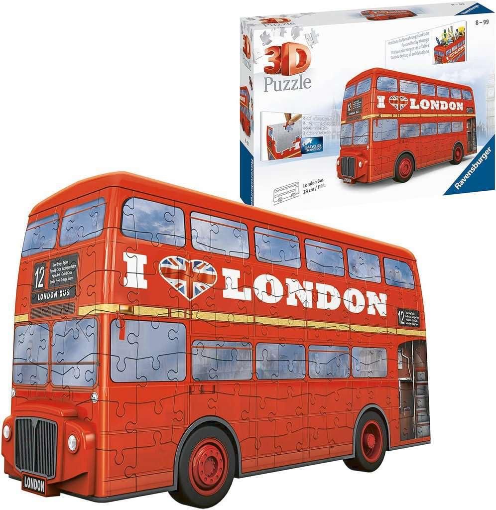 3D Puzzle London Bus Penzil Holder