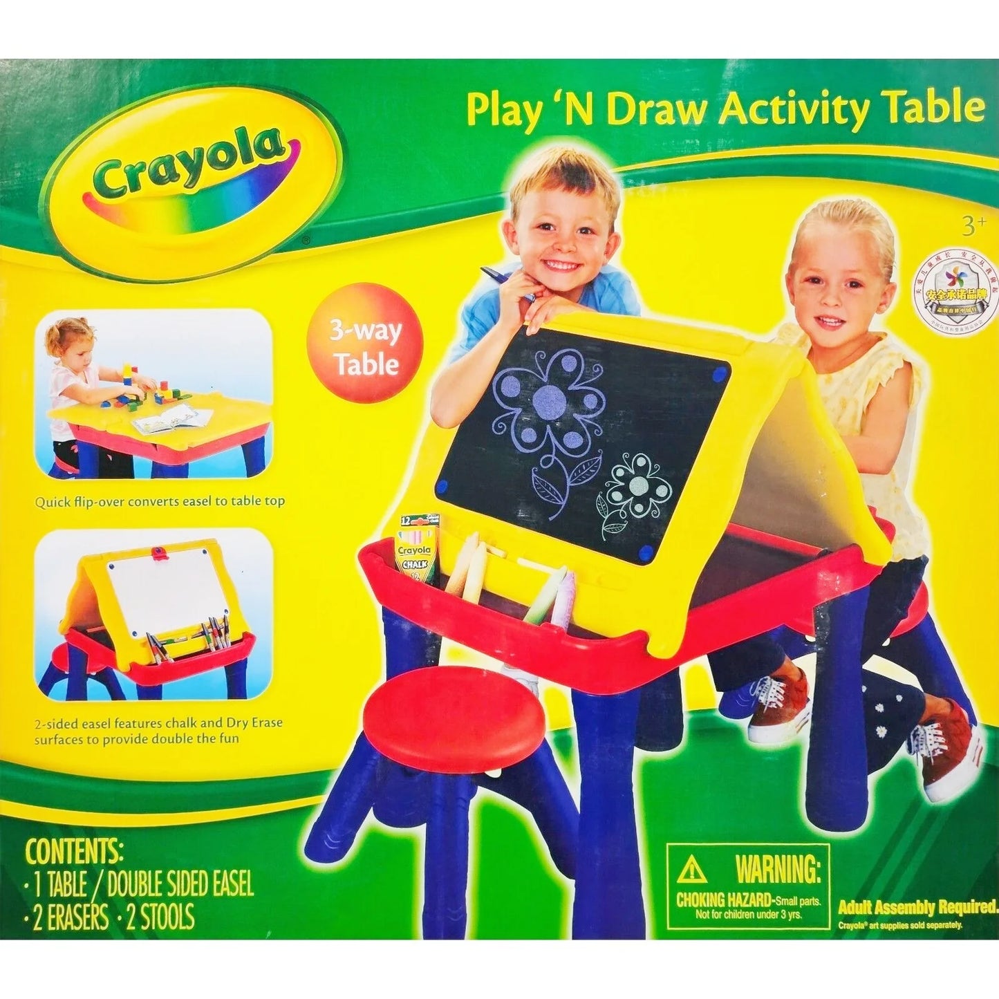 CRAYOLA 3 WAY TABLE