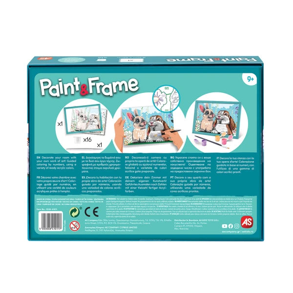 Paint & Frame "Cute Bunnies" by AS Art