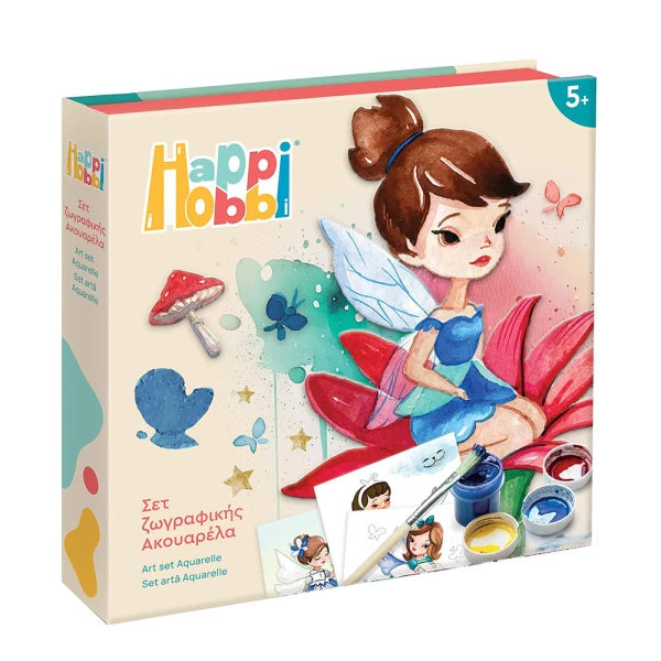 HappiHobbi Art Watercolors Fairies