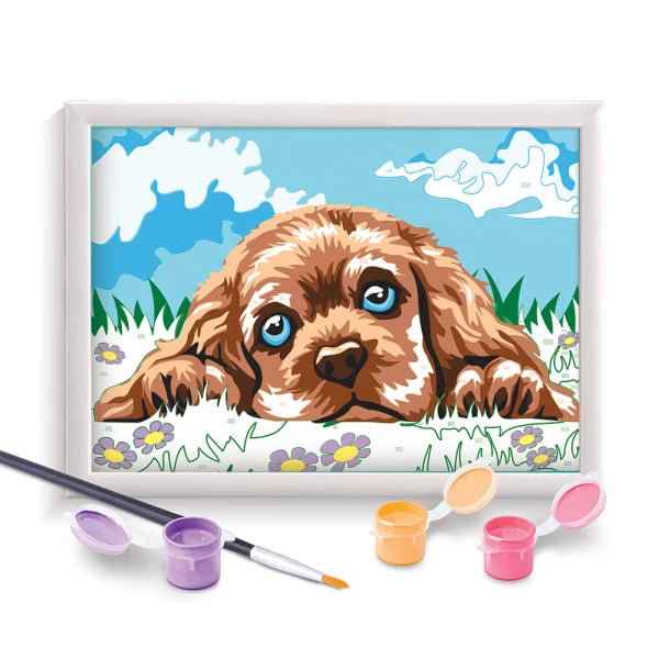 Paint and Frame "Loving Puppy" by AS Art