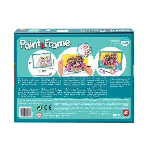Paint & Frame "Puppies" by AS Art