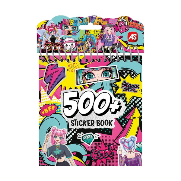 AS Notebook with Stickers by AS Art