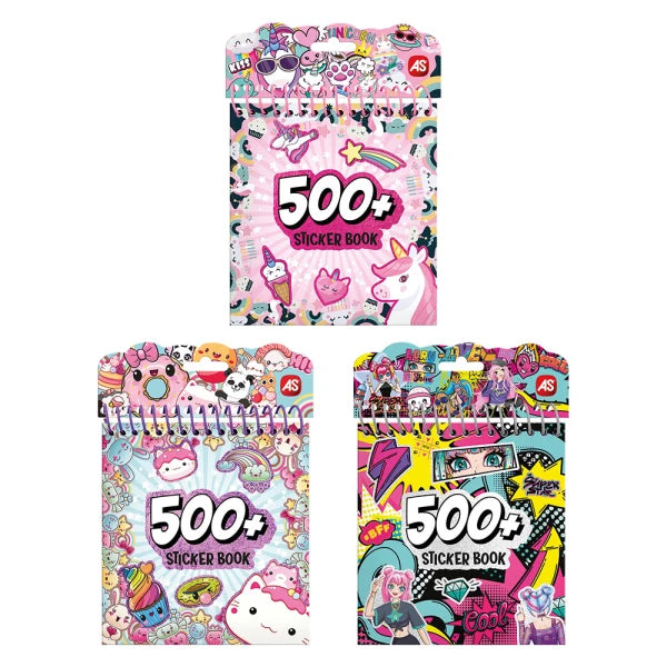 AS Notebook with Stickers by AS Art