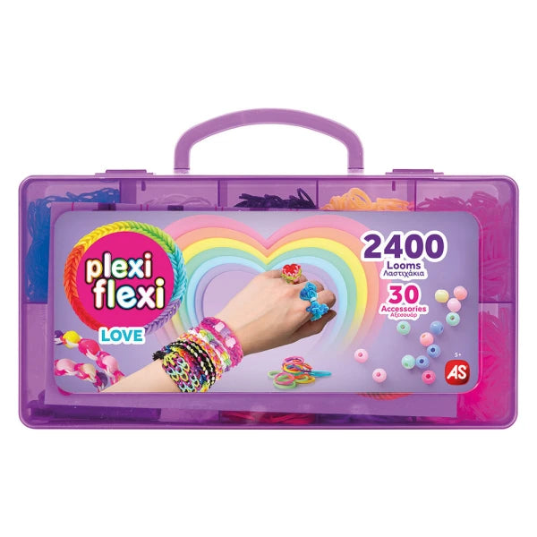 Plexi-Flexi Case With 2400 Looms & 30 Charms by AS Art