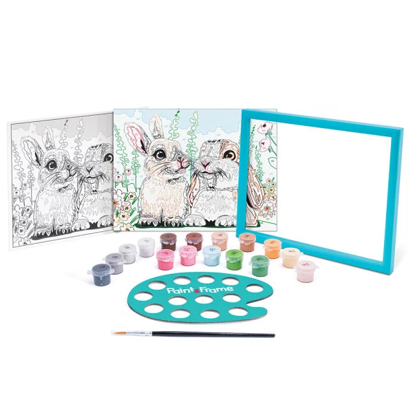 Paint & Frame "Cute Bunnies" by AS Art