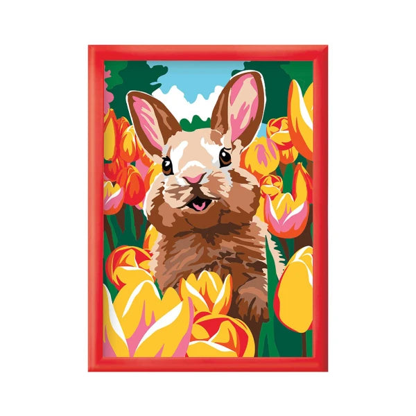 Paint & Frame " Cheerful Bunny" by AS Art